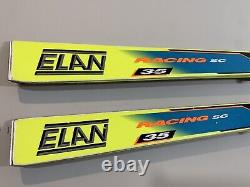 Vintage 1990's Elan RC Comprex Racing SC 35 Downhill Race Skis 190cm, 90's Neon