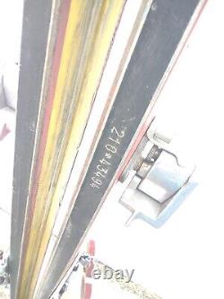 Vintage Early 60s Kästle Slalom R Race Skis 210 cm with Marker Bindings Longthongs