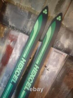 Vintage Hexcel Mirage Skis with Salomon 727 Bindings