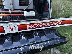 Vintage Rossignol Concorde Downhill Skis 178cm Original Bindings Decor Rare