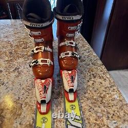 Volki Racetiger 142 cm Skis, Adjustable Bindings & Size 24.5 Technica Race Boots