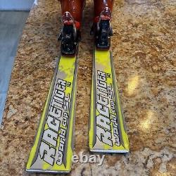 Volki Racetiger 142 cm Skis, Adjustable Bindings & Size 24.5 Technica Race Boots