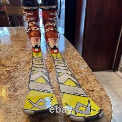 Volki Racetiger 142 cm Skis, Adjustable Bindings & Size 24.5 Technica Race Boots