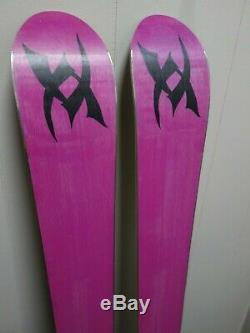 Volkl AURA 163cm Women's All-Mountain Skis with bindings downhill all mountain