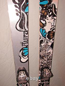 Volkl AURA women's all mountain POWder skis 156cm with Marker 11.0 ski bindings