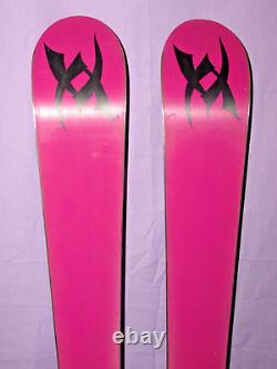 Volkl AURA women's all mountain Twin Tip skis 163cm with Marker Griffon bindings