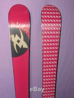 Volkl AURA women's all-mountain powder skis 156cm with Marker FREE 12.0 bindings