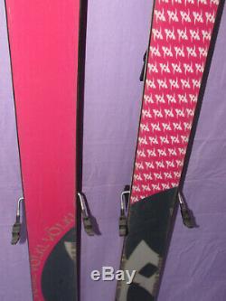 Volkl AURA women's all-mountain powder skis 156cm with Marker FREE 12.0 bindings