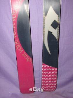 Volkl AURA women's all-mountain powder skis 170cm bindings not included SNOW
