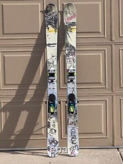 Volkl Cosmo Women's 153cm Skis All-Mountain with Marker Squire 11 Bindings