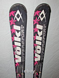 Volkl Supersport GAMMA women's skis 147cm with Marker MOTION LT adjust. Bindings