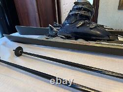 Volkl Unlimited 142cm Skis with Marker 9.0 Bindings, Technica Boots, Poles