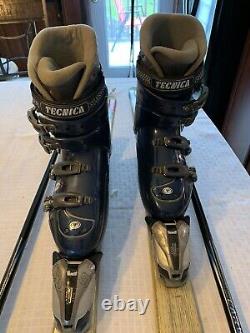 Volkl Unlimited 142cm Skis with Marker 9.0 Bindings, Technica Boots, Poles