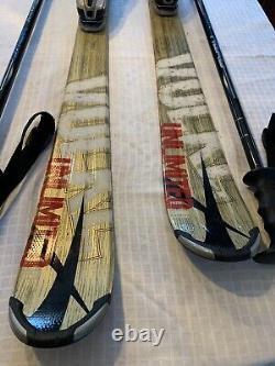 Volkl Unlimited 142cm Skis with Marker 9.0 Bindings, Technica Boots, Poles