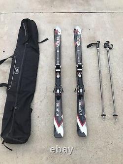 Volkl Unlimited AC30 Skis Sz 170cm 1700mm W Marker Bindings, Bag, Scott Series 4